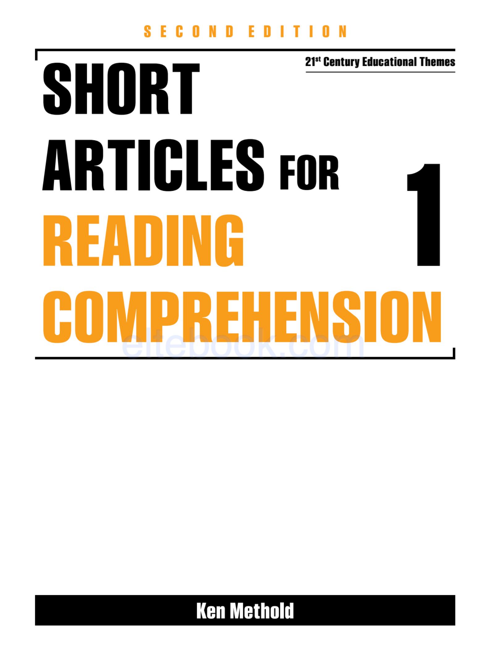 Short Articles for Reading Comprehension 2e 1_00