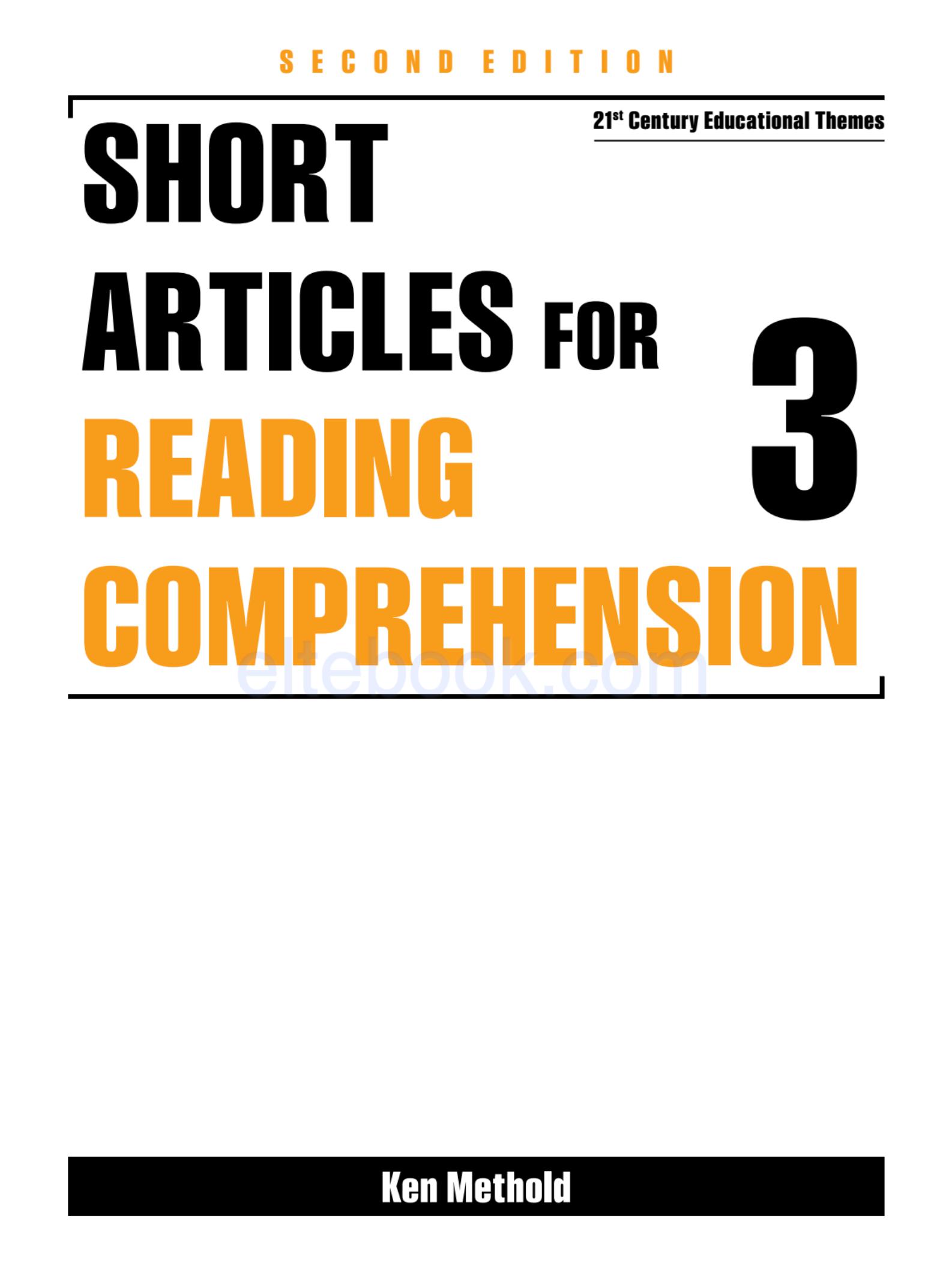 《Short Articles for Reading Comprehension 2nd Edition Level 3 (B2)》Continental Press Short Articles for Reading Comprehension第二版 第3级别插图 《Short Articles for Reading Comprehension 2nd Edition Level 3 (B2)》Continental Press Short Articles for Reading Comprehension第二版 第3级别 - Bukids
