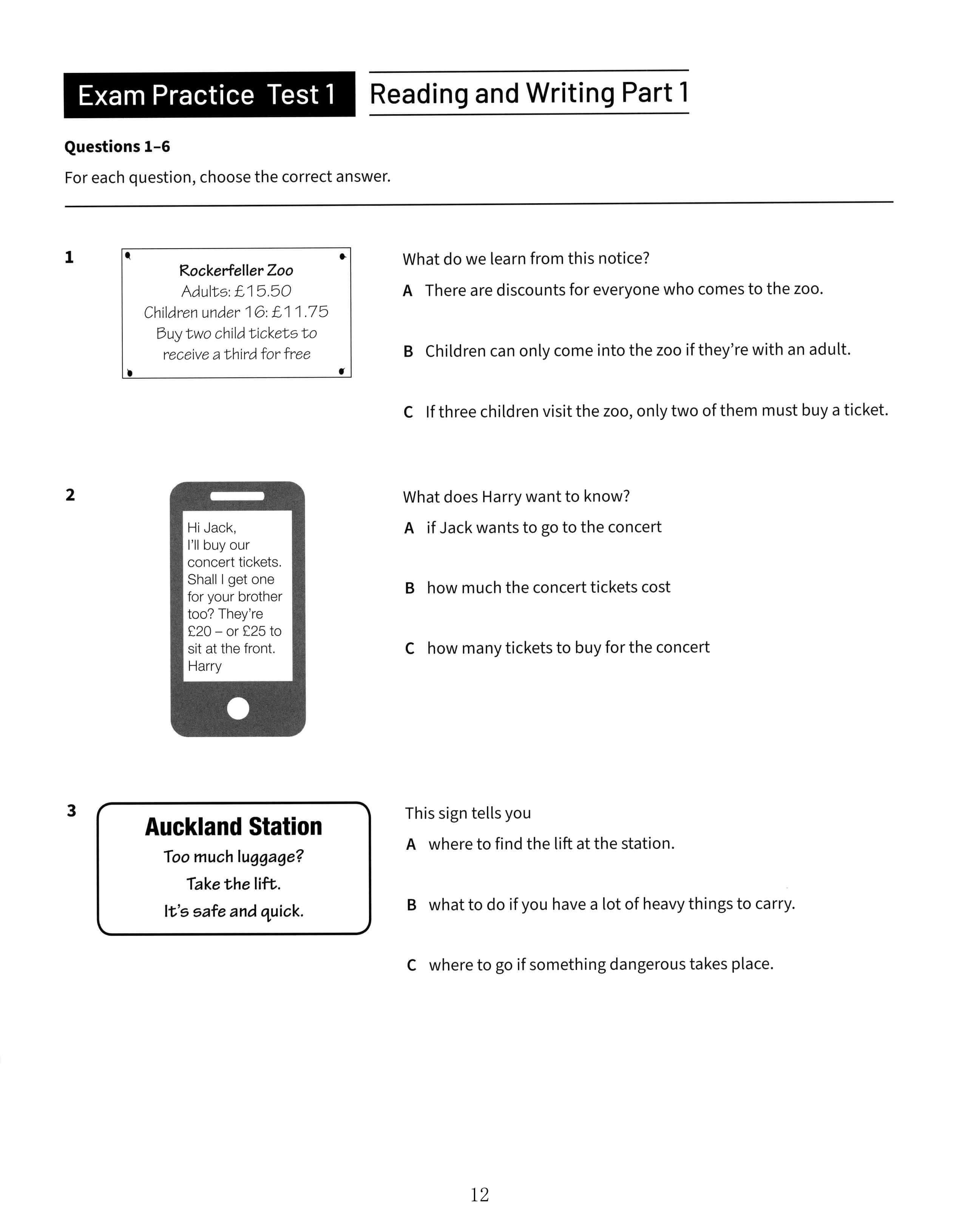 《Cambridge A2 Key for Schools Trainer Level 2》剑桥KET官方模考题精讲精练 第2级别插图3 《Cambridge A2 Key for Schools Trainer Level 2》剑桥KET官方模考题精讲精练 第2级别 - Bukids