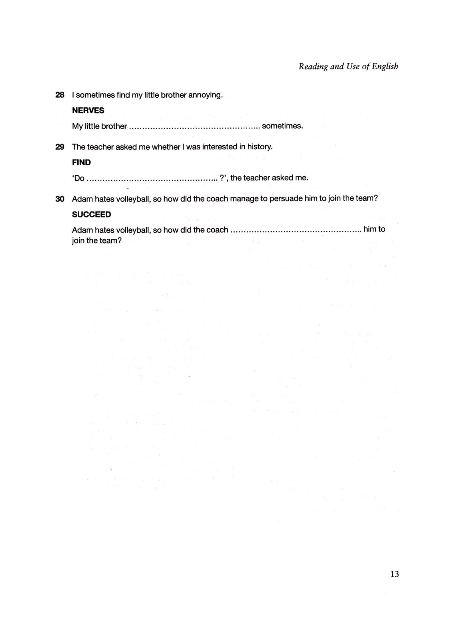 《Cambridge English B2 First for Schools 2》剑桥FCE校园版真题 第2级别插图6 《Cambridge English B2 First for Schools 2》剑桥FCE校园版真题 第2级别 - Bukids