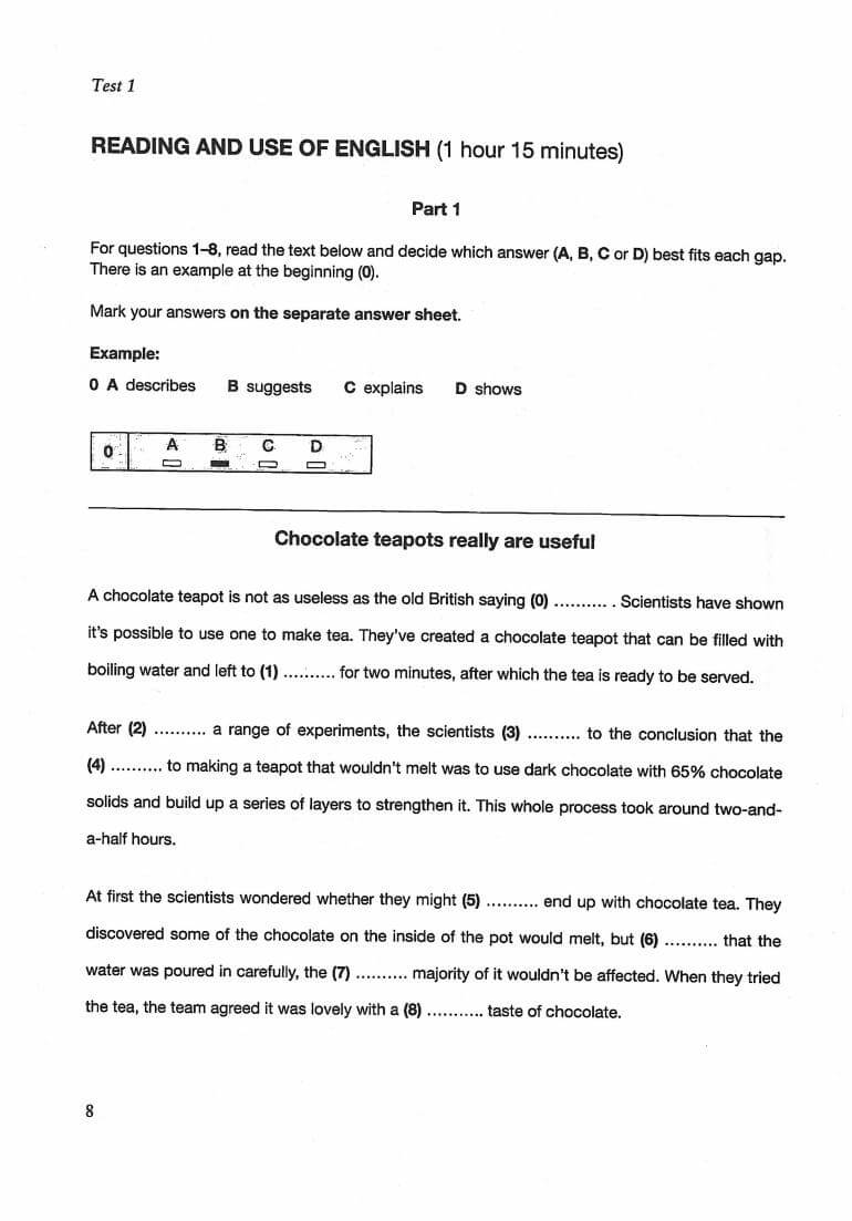 《Cambridge English B2 First for Schools 3》剑桥FCE校园版真题 第3级别插图1 《Cambridge English B2 First for Schools 3》剑桥FCE校园版真题 第3级别 - Bukids