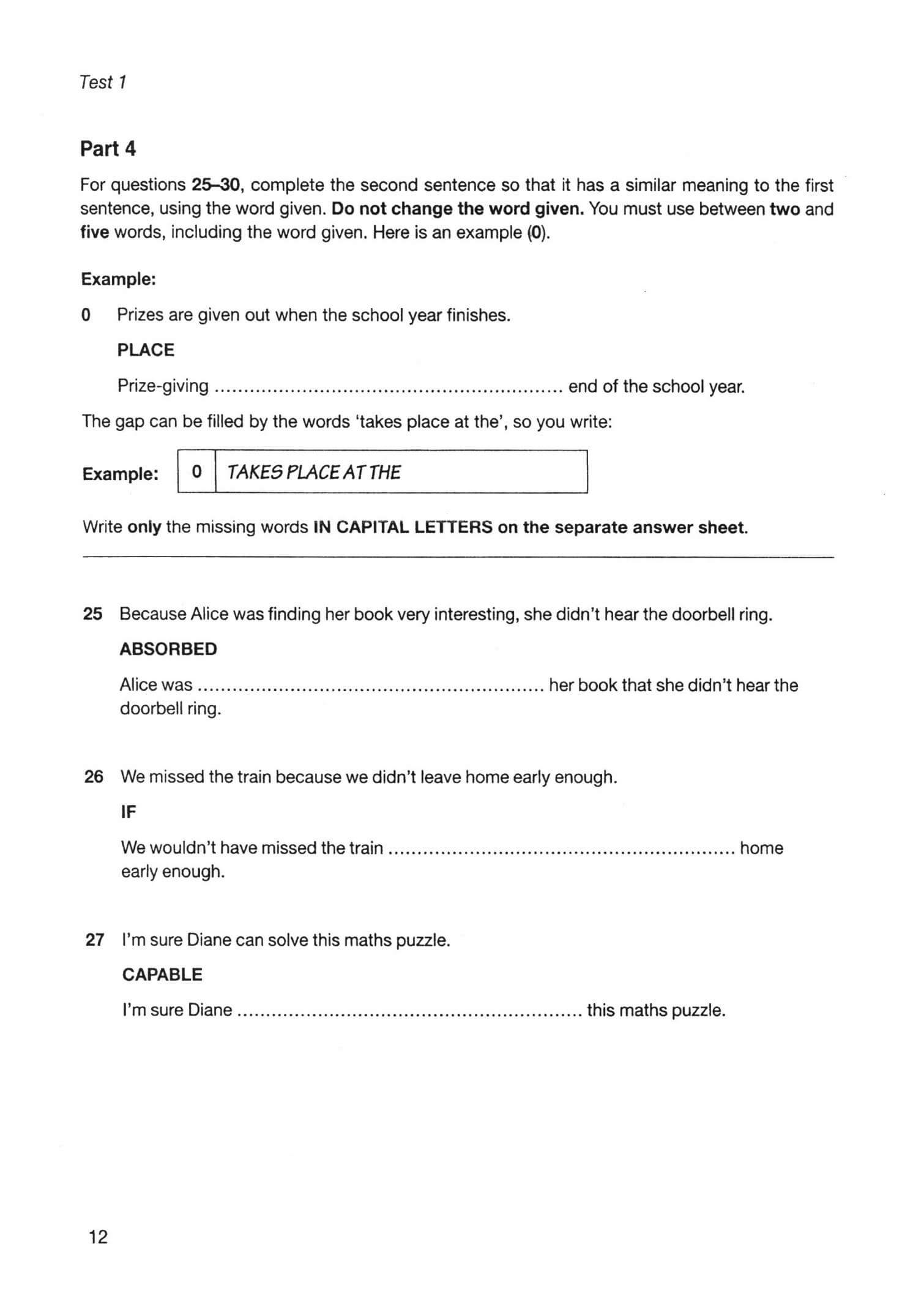 《Cambridge English B2 First for Schools 4》剑桥FCE校园版真题 第4级别插图5 《Cambridge English B2 First for Schools 4》剑桥FCE校园版真题 第4级别 - Bukids