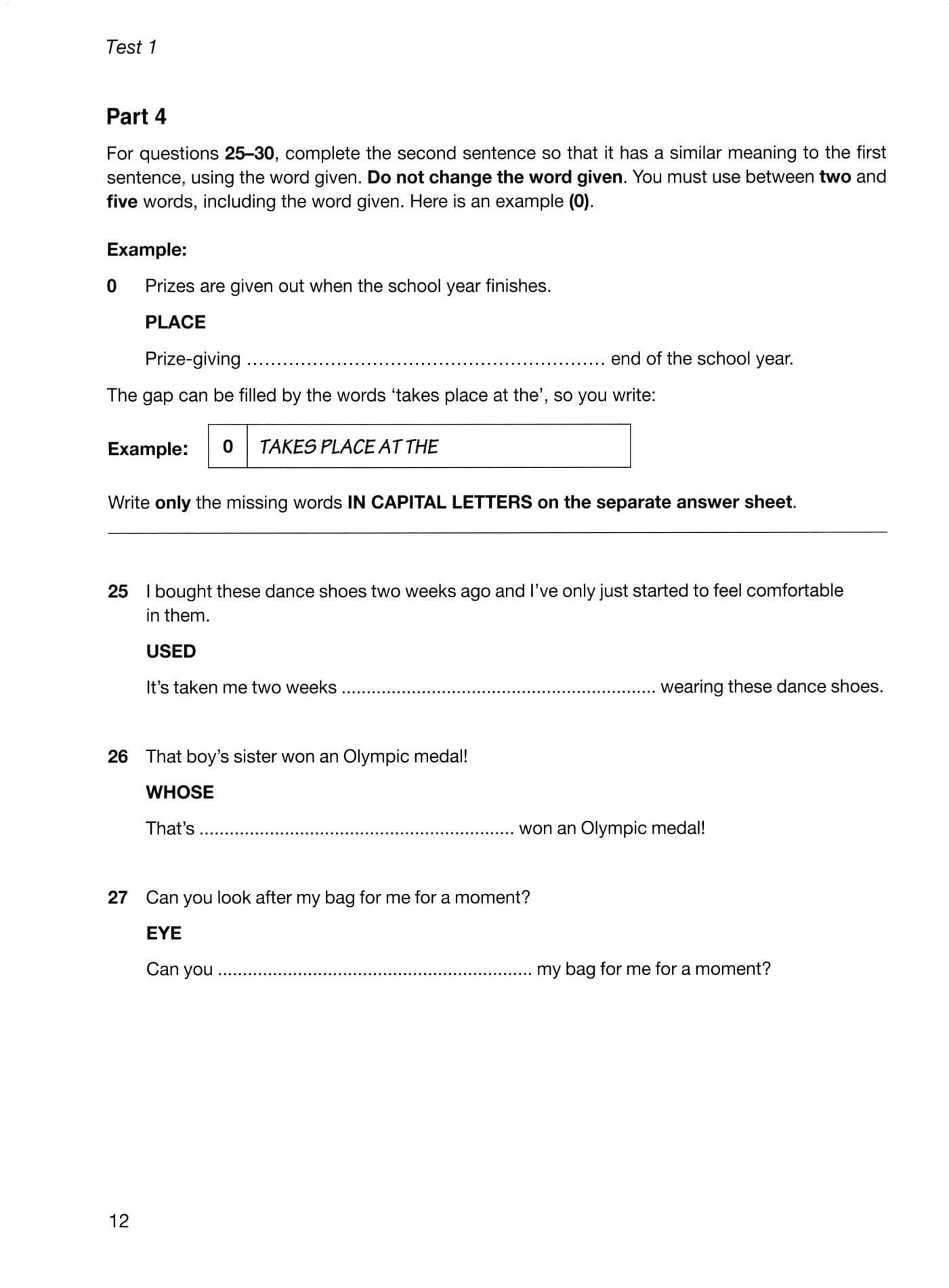 《Cambridge English B2 First for Schools 5》剑桥FCE校园版真题 第5级别插图5 《Cambridge English B2 First for Schools 5》剑桥FCE校园版真题 第5级别 - Bukids