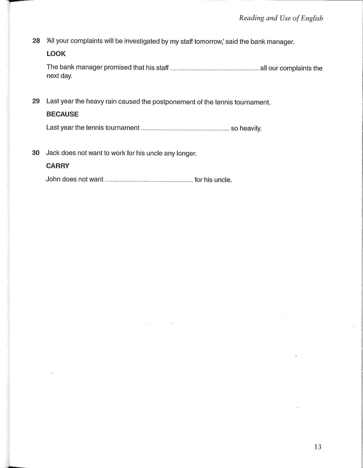 《Cambridge English B2 First 1》剑桥FCE标准版真题 第1级别插图6 《Cambridge English B2 First 1》剑桥FCE标准版真题 第1级别 - Bukids