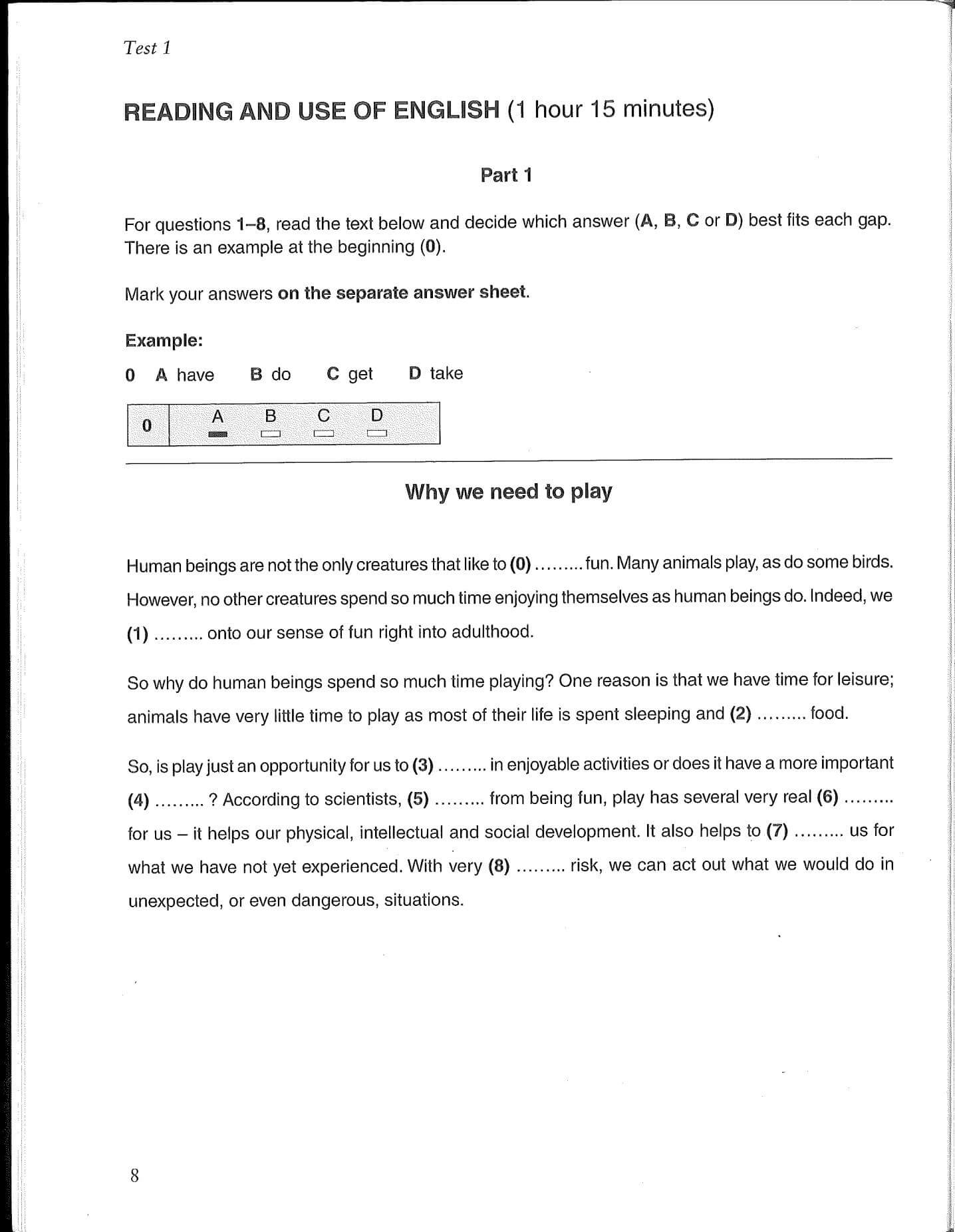 《Cambridge English B2 First 1》剑桥FCE标准版真题 第1级别插图1 《Cambridge English B2 First 1》剑桥FCE标准版真题 第1级别 - Bukids