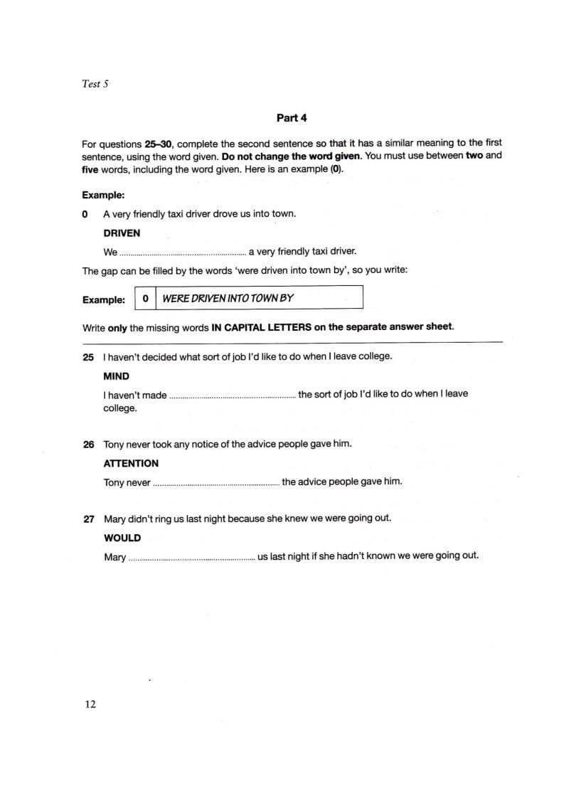 《Cambridge English B2 First 2》剑桥FCE标准版真题 第2级别插图5 《Cambridge English B2 First 2》剑桥FCE标准版真题 第2级别 - Bukids