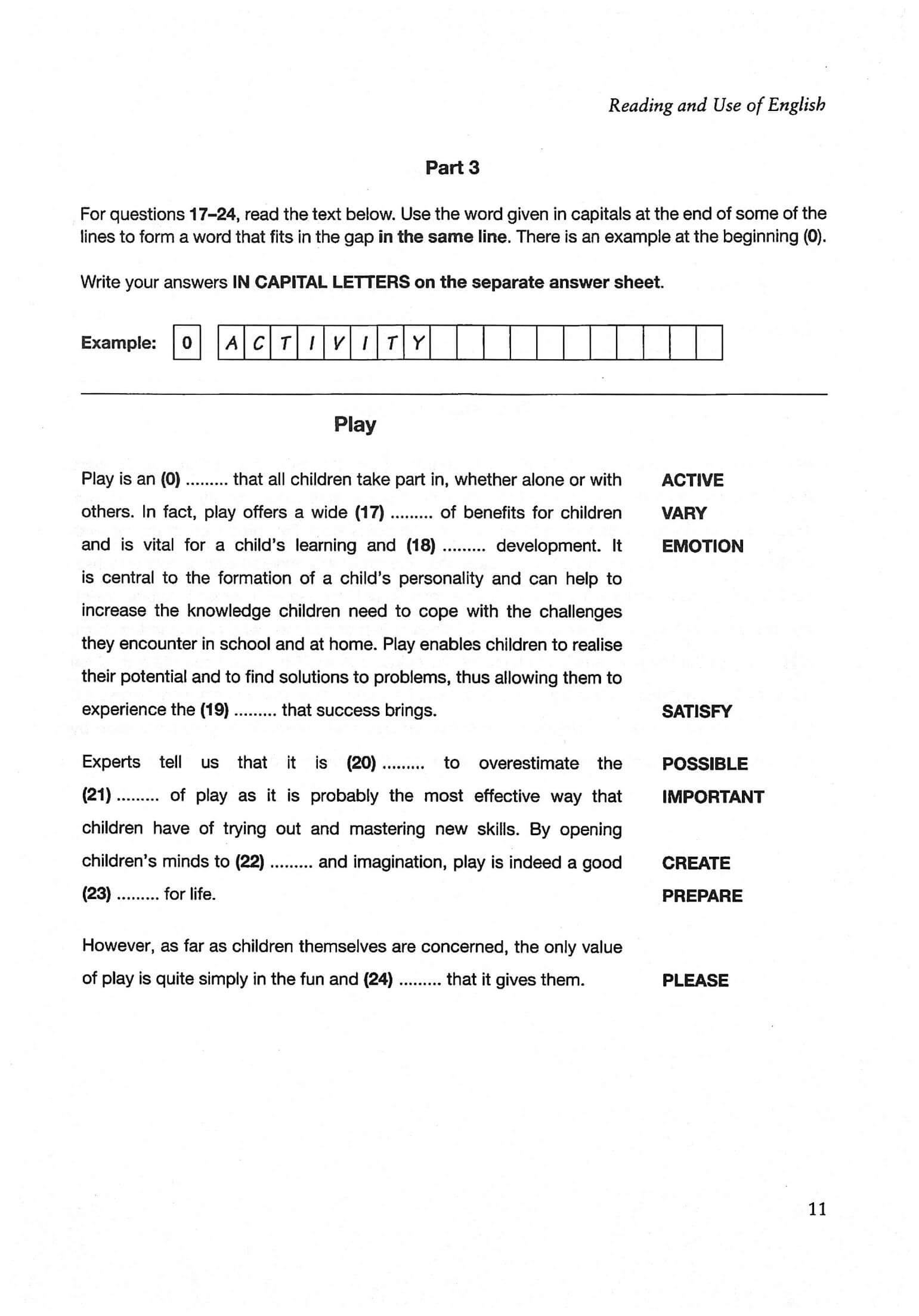 《Cambridge English B2 First 3》剑桥FCE标准版真题 第3级别插图4 《Cambridge English B2 First 3》剑桥FCE标准版真题 第3级别 - Bukids