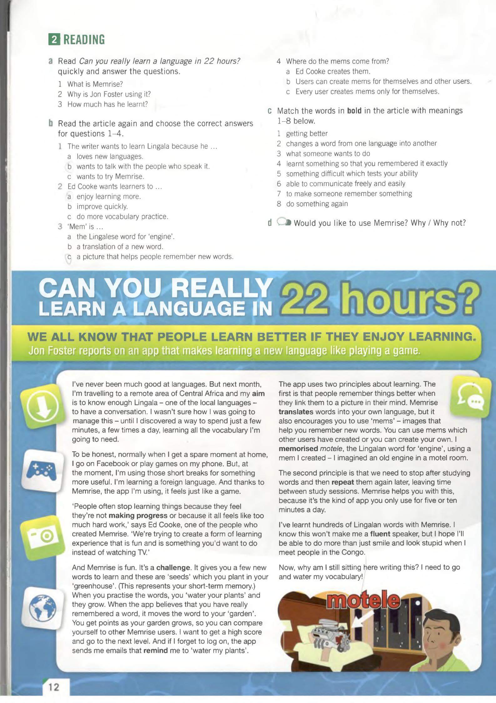 《Empower B1+ Level》剑桥Empower第一版 第4级别插图6 《Empower B1+ Level》剑桥Empower第一版 第4级别 - Bukids