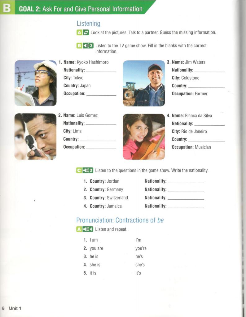 《World English 2nd Edition Level 1 (A1 / A2)》国家地理World English第二版 第1级别插图4 《World English 2nd Edition Level 1 (A1 / A2)》国家地理World English第二版 第1级别 - Bukids