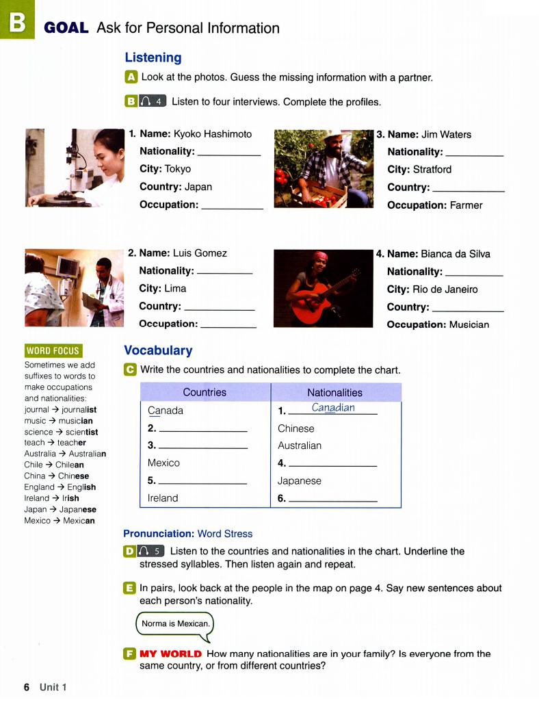《World English 3rd Edition Level 1 (A1 / A2)》国家地理World English第三版 第1级别插图5 《World English 3rd Edition Level 1 (A1 / A2)》国家地理World English第三版 第1级别 - Bukids