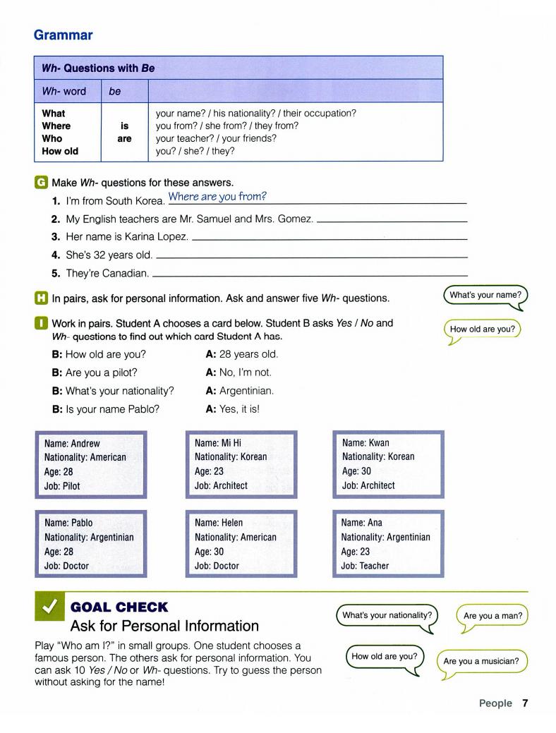 《World English 3rd Edition Level 1 (A1 / A2)》国家地理World English第三版 第1级别插图6 《World English 3rd Edition Level 1 (A1 / A2)》国家地理World English第三版 第1级别 - Bukids