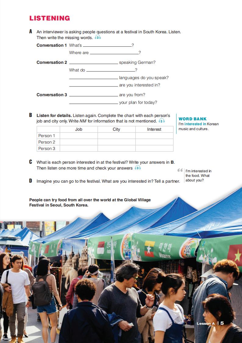 《World Link 4th Edition Level 1 (A2)》国家地理World Link第四版 第1级别插图4 《World Link 4th Edition Level 1 (A2)》国家地理World Link第四版 第1级别 - Bukids