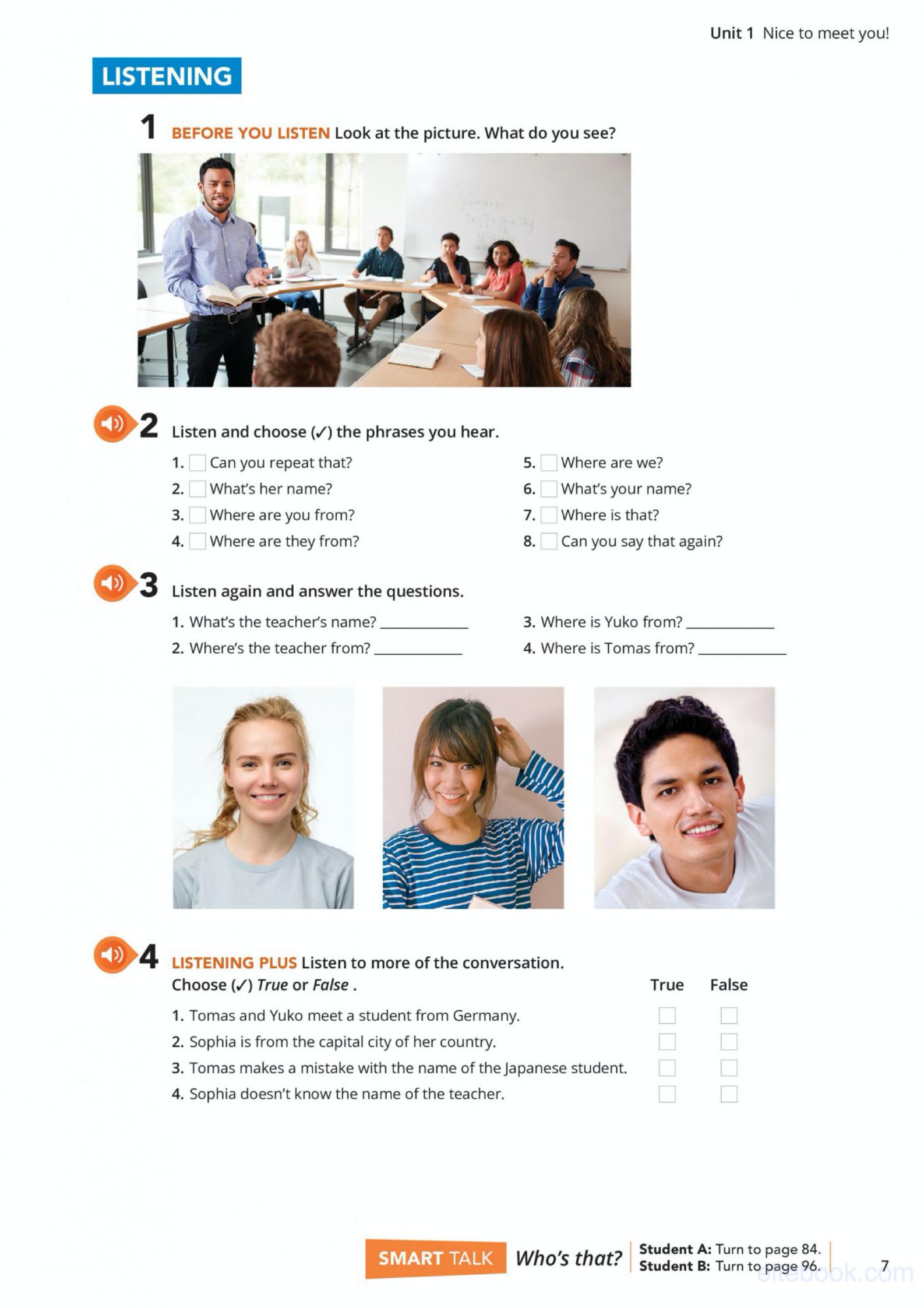 《Smart Choice 4th Edition Level 1》牛津Smart Choice第四版 第1级别插图6 《Smart Choice 4th Edition Level 1》牛津Smart Choice第四版 第1级别 - Bukids