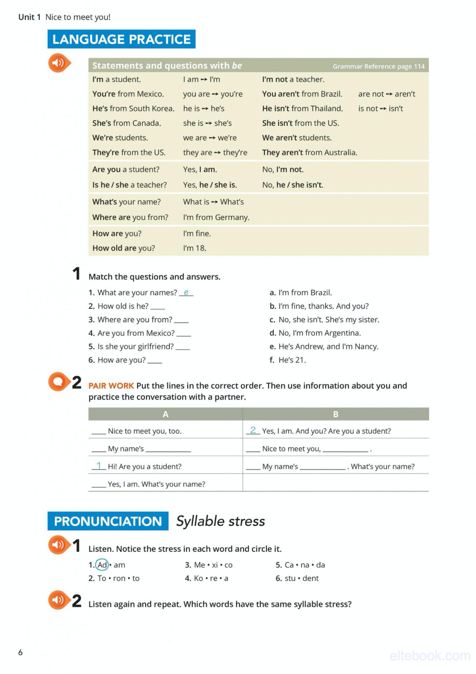 《Smart Choice 4th Edition Level 1》牛津Smart Choice第四版 第1级别插图5 《Smart Choice 4th Edition Level 1》牛津Smart Choice第四版 第1级别 - Bukids