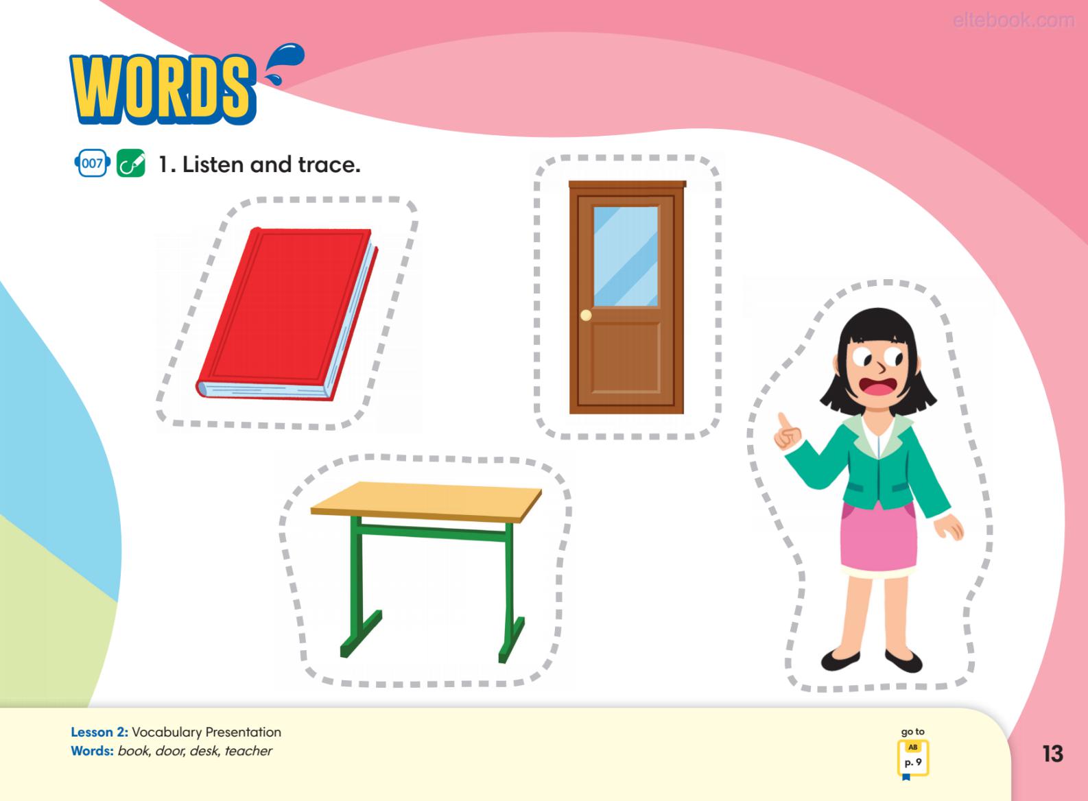 《Splash Kindergarten Coursebook Level 1 (Pre A1)》Compass Splash Kindergarten Coursebook 第1级别插图4 《Splash Kindergarten Coursebook Level 1 (Pre A1)》Compass Splash Kindergarten Coursebook 第1级别 - Bukids