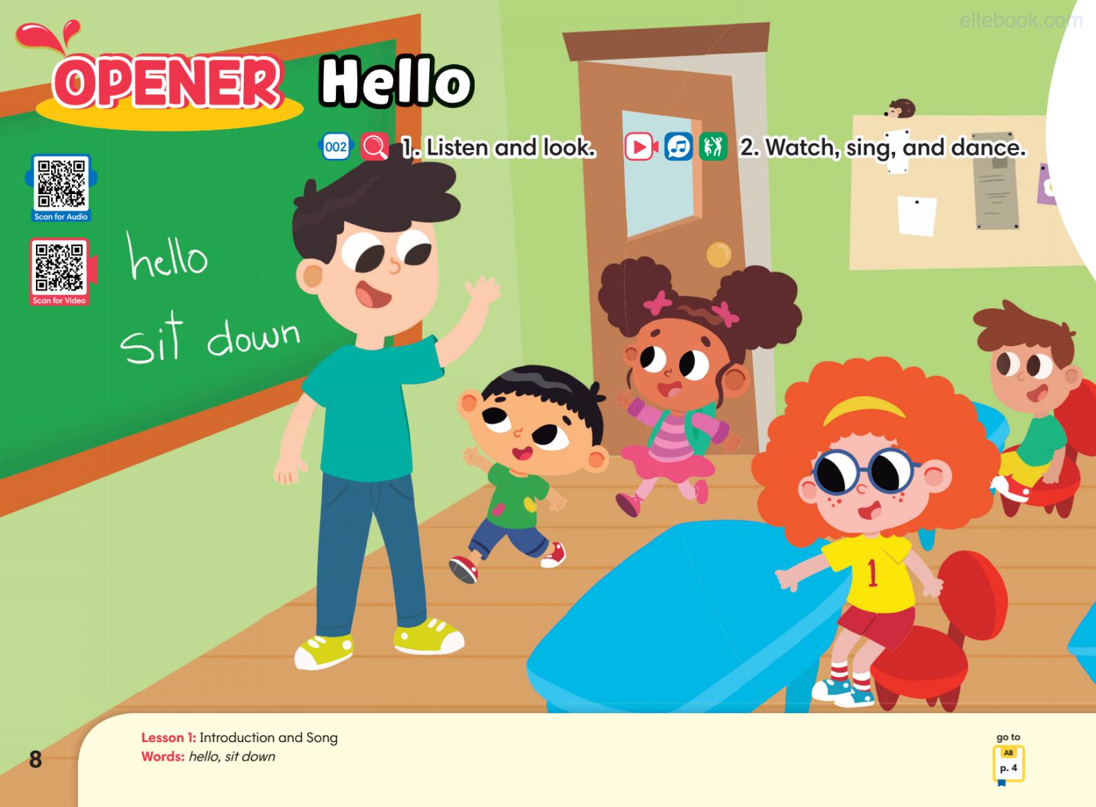 《Splash Kindergarten Coursebook Level 1 (Pre A1)》Compass Splash Kindergarten Coursebook 第1级别插图5 《Splash Kindergarten Coursebook Level 1 (Pre A1)》Compass Splash Kindergarten Coursebook 第1级别 - Bukids