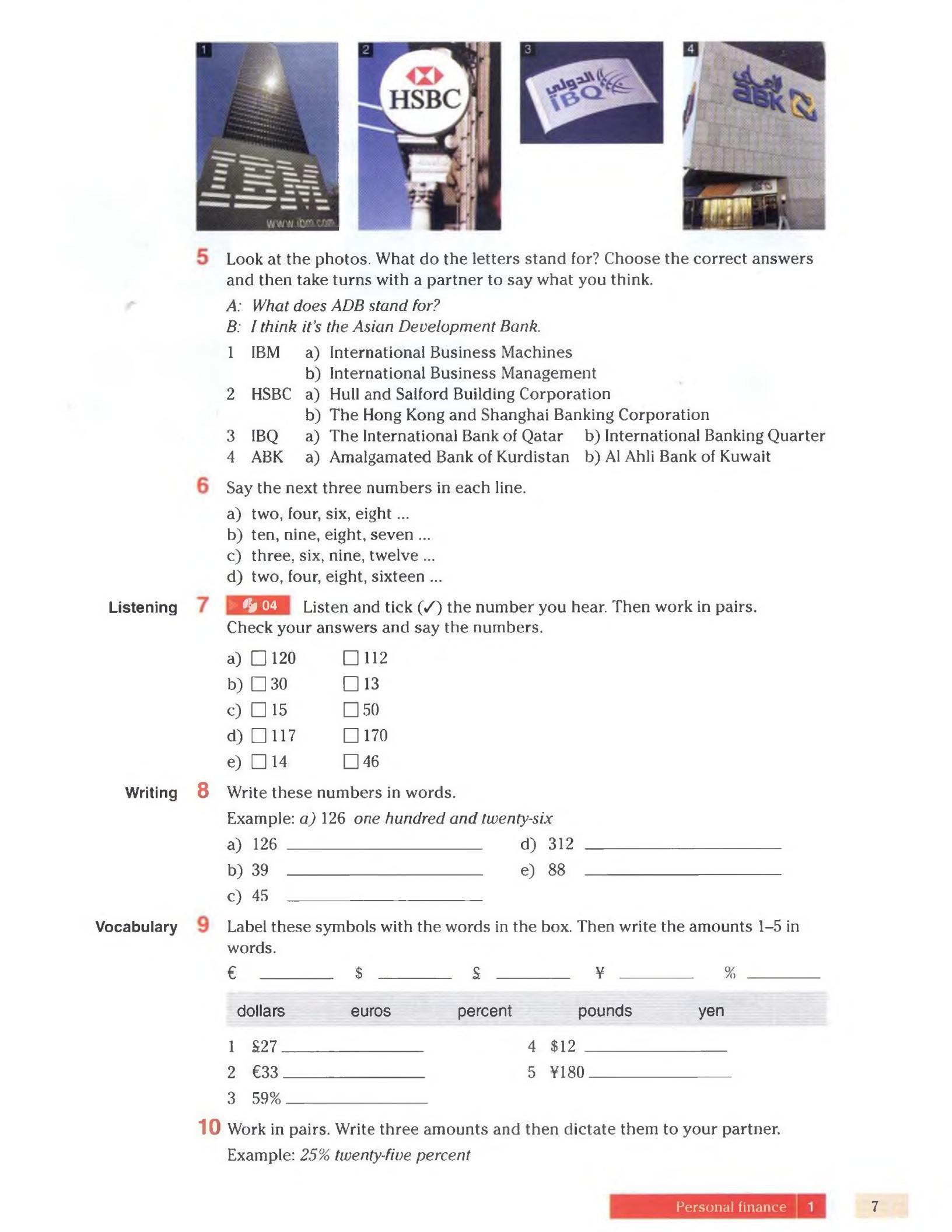 《Vocational English Series English for Banking and Finance》培生Vocational English Series职业英语教材插图4 《Vocational English Series English for Banking and Finance》培生Vocational English Series职业英语教材 - Bukids