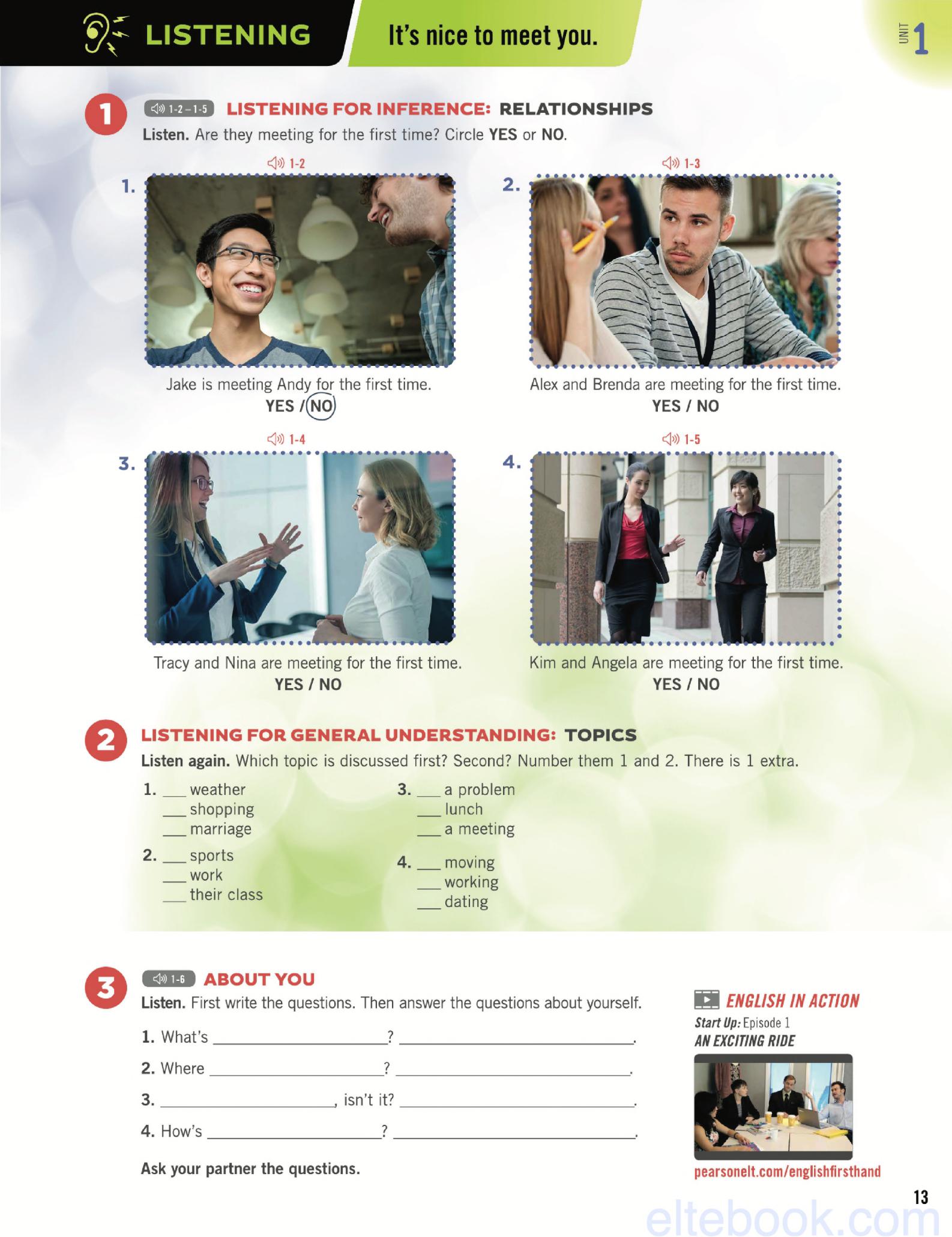 《English Firsthand Fifth Edition Level 2》培生English Firsthand第五版 第2级别插图6 《English Firsthand Fifth Edition Level 2》培生English Firsthand第五版 第2级别 - Bukids