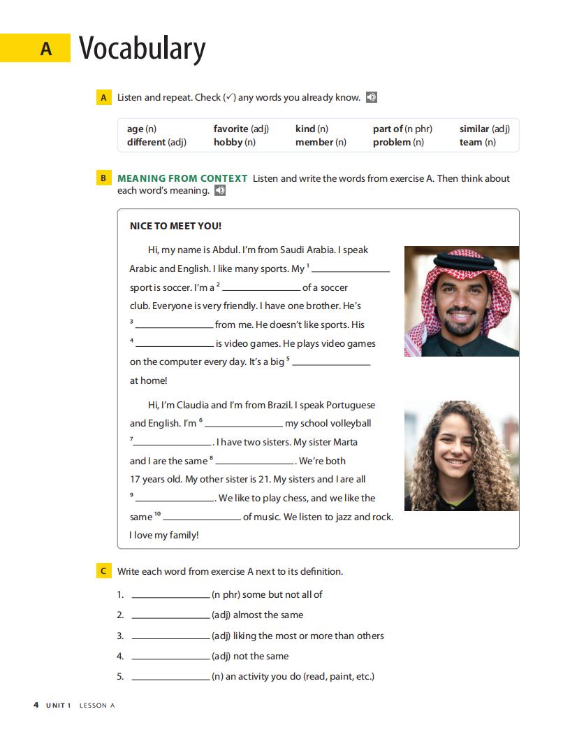 《Pathways Listening Speaking and Critical Thinking Foundations (A1 / A2)》国家地理Pathways Foundations级别插图4 《Pathways Listening Speaking and Critical Thinking Foundations (A1 / A2)》国家地理Pathways Foundations级别 - Bukids