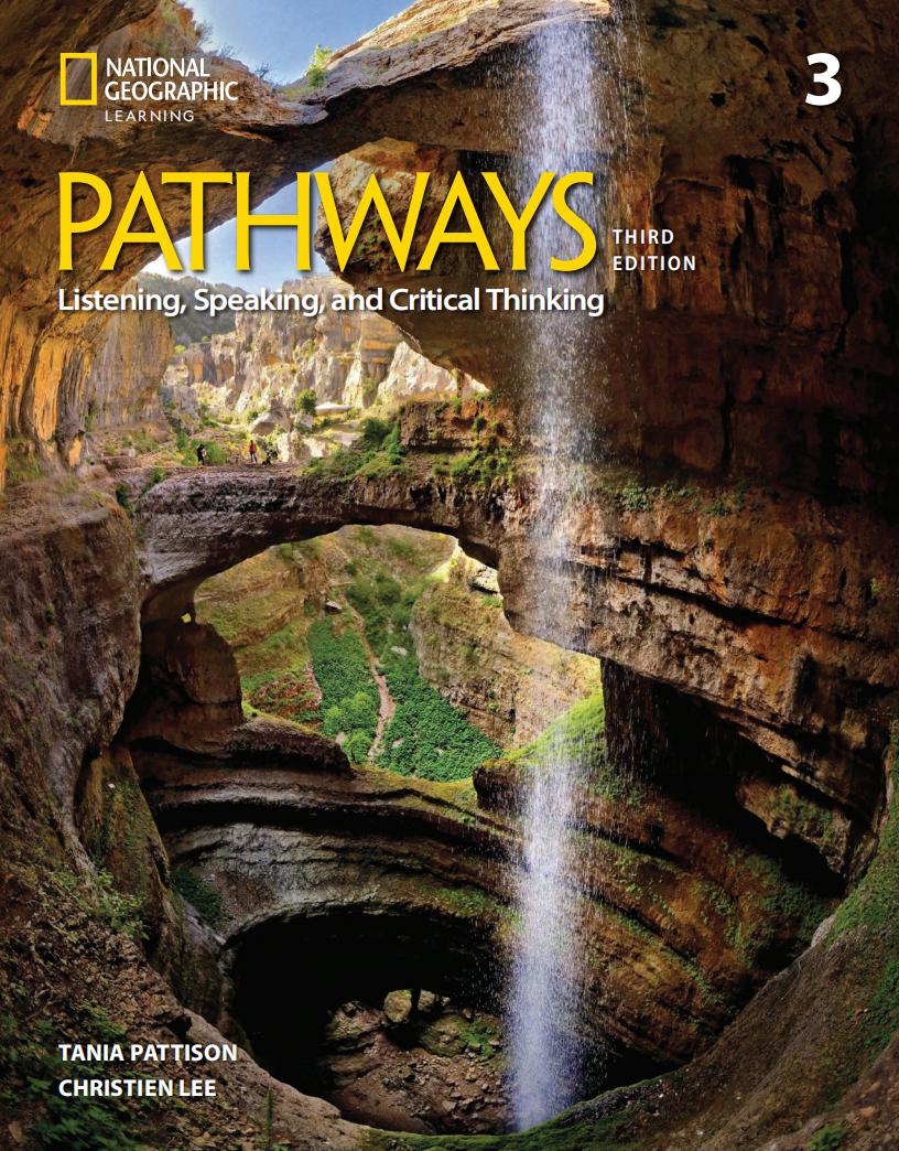 《Pathways Listening Speaking and Critical Thinking Level 3 (B2)》国家地理Pathways 第3级别