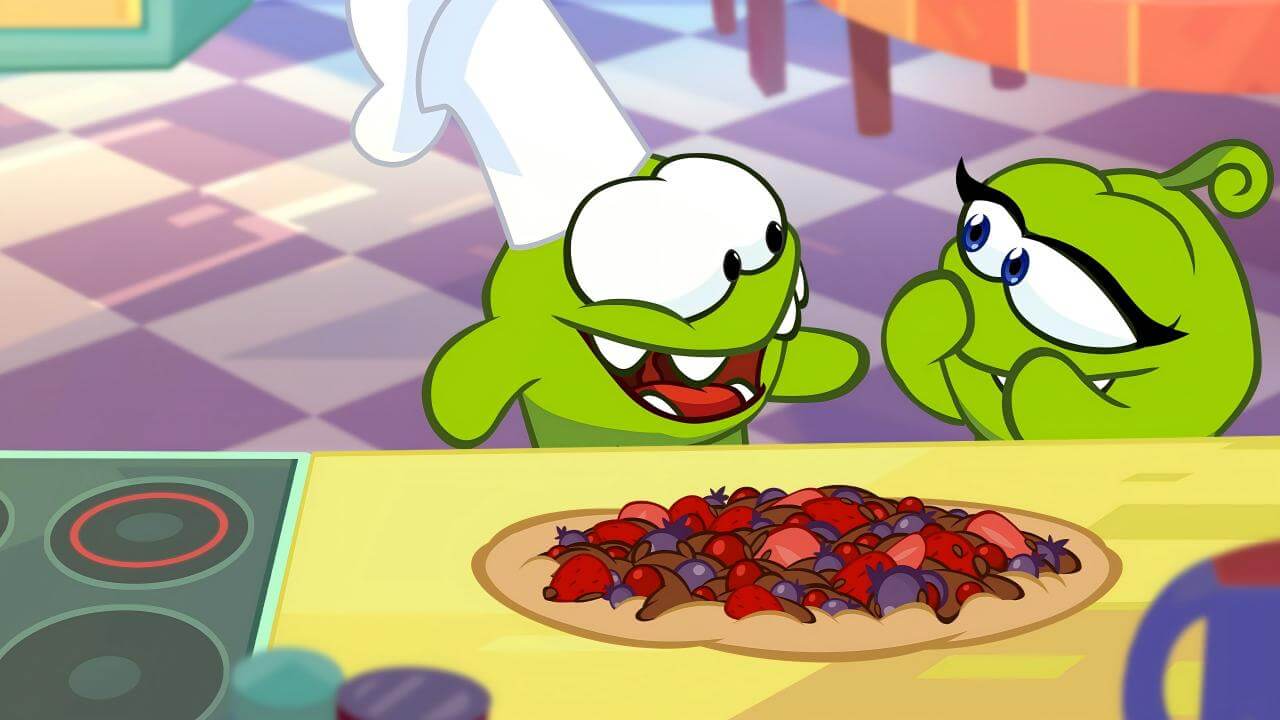 《奥姆的故事：小怪兽厨房与超市历险》Cut The Rope: Om Nom Stories - Cooking and Shopping英文版 [2011年] - Bukids陪伴计划