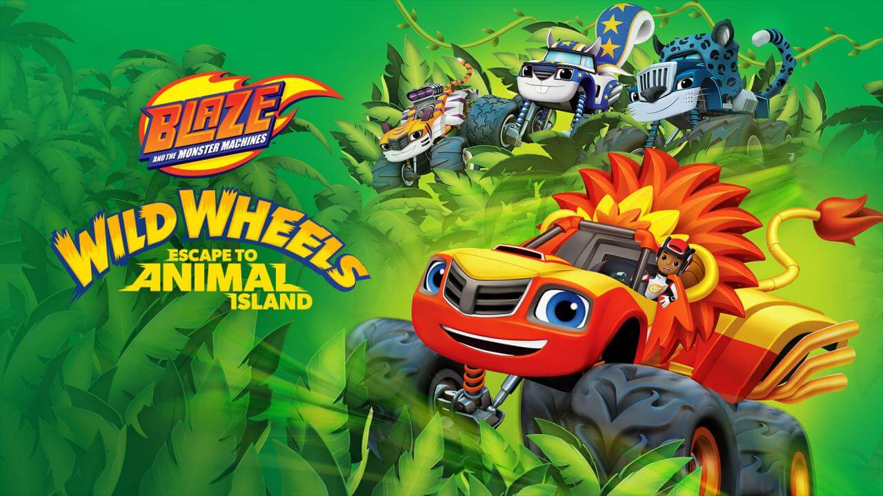 《旋风战车队：狂野车轮之逃入动物岛》Blaze and the Monster Machines: Wild Wheels Escape to Animal Island英文版 [2017年] - Bukids陪伴计划