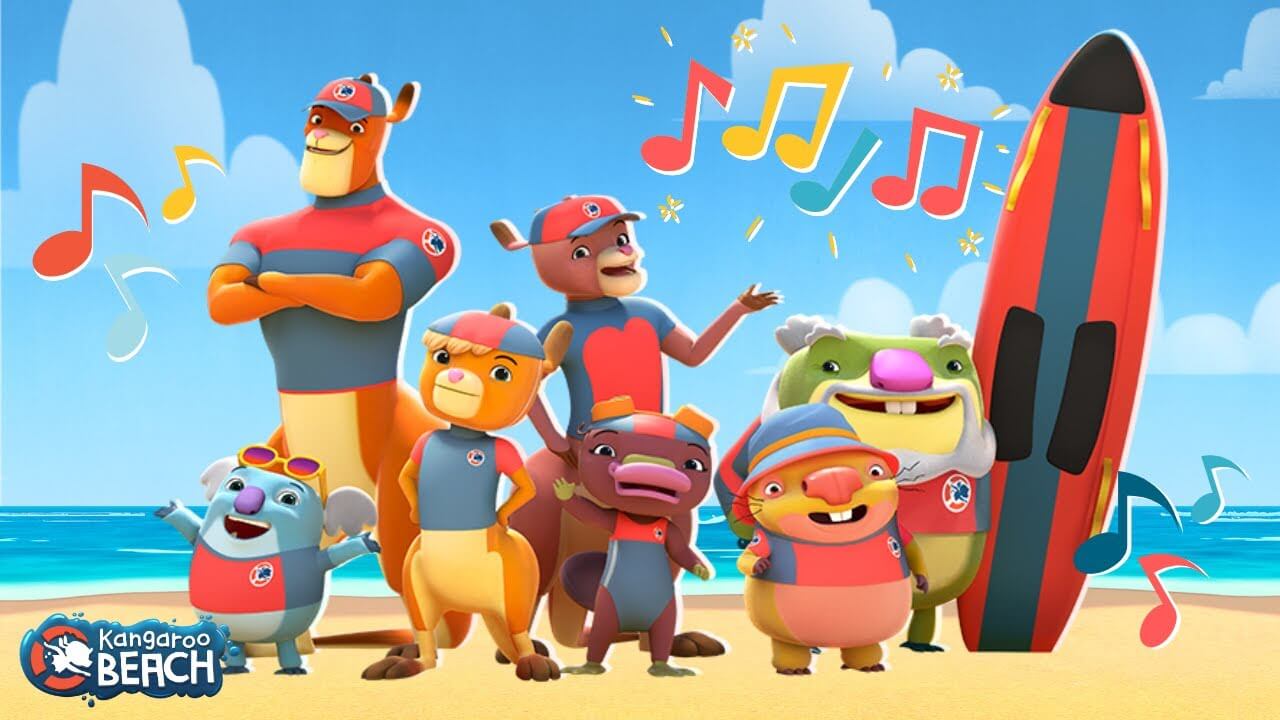 《动物海滩救援队儿歌》Kangaroo Beach Songs英文版 第一季 [全13集] - Bukids陪伴计划
