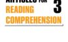 《Short Articles for Reading Comprehension 2nd Edition Level 3 (B2)》Continental Press Short Articles for Reading Comprehension第二版 第3级别