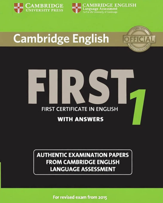 《Cambridge English B2 First 1》剑桥FCE标准版真题 第1级别