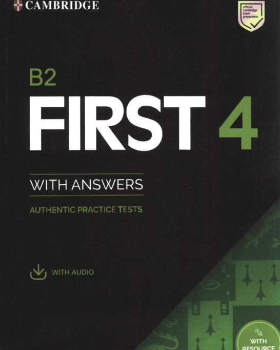 《Cambridge English B2 First 4》剑桥FCE标准版真题 第4级别