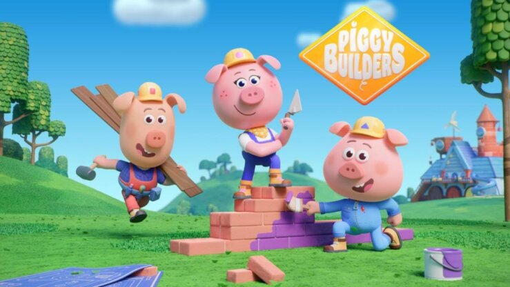 《小猪建造家》Piggy Builders英文版 第一季 [全52集]