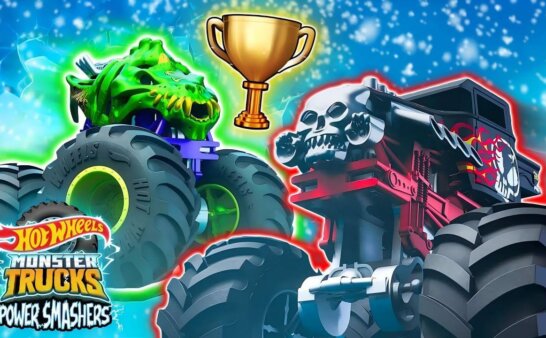 《风火轮怪兽卡车：强力粉碎者！》Hot Wheels Monster Trucks: Power Smashers!英文版 [2024年]
