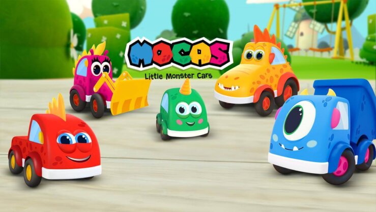 《魔怪车小队》Mocas - Little Monster Cars​英文版 第一季 [全52集]