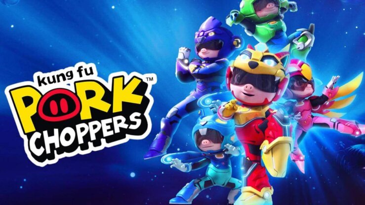 《猪猪侠之超星五灵侠》GG Bond: Kung Fu Pork Choppers英文版 第一季 [全26集]