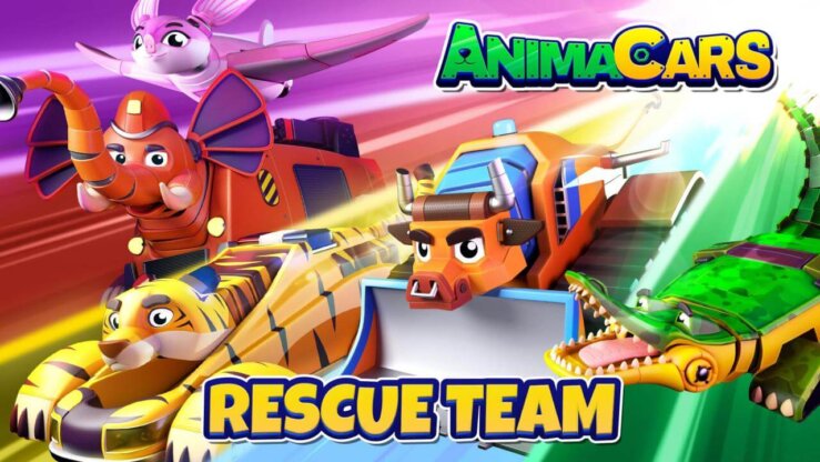 《动物救援车小队》AnimaCars: Rescue Team英文版 第一季 [全13集]