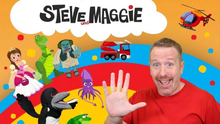 《Steve and Maggie》史蒂夫和麦琪英语启蒙真人动画混合节目 第1辑 [第001-100集]