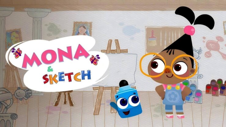 《莫娜和小画笔》Mona and Sketch英文版 第一季 [全10集]